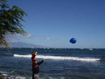 Balloon release beach